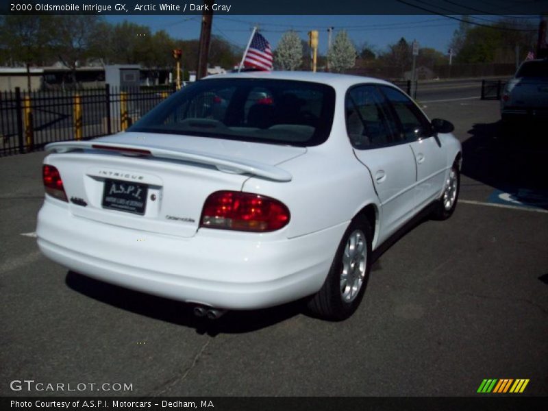 Arctic White / Dark Gray 2000 Oldsmobile Intrigue GX