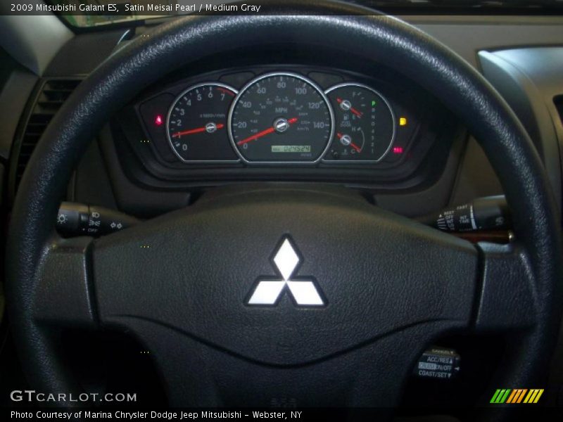 Satin Meisai Pearl / Medium Gray 2009 Mitsubishi Galant ES
