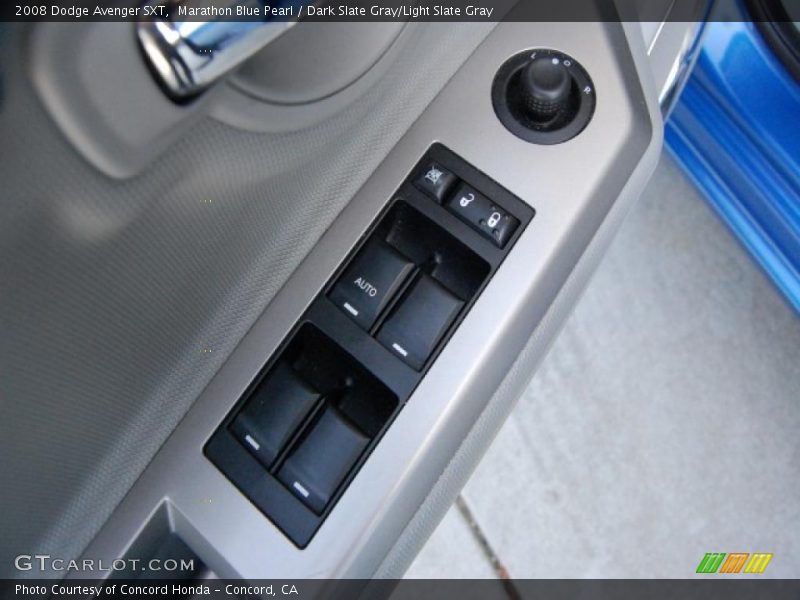 Marathon Blue Pearl / Dark Slate Gray/Light Slate Gray 2008 Dodge Avenger SXT