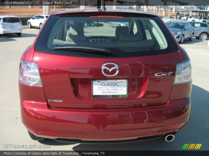 Copper Red / Sand 2010 Mazda CX-7 i SV