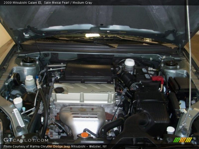 Satin Meisai Pearl / Medium Gray 2009 Mitsubishi Galant ES