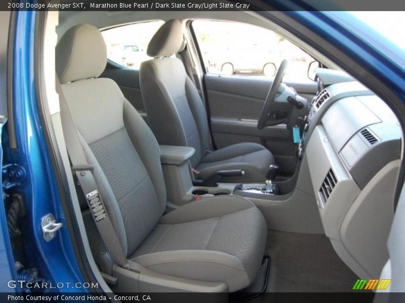 Marathon Blue Pearl / Dark Slate Gray/Light Slate Gray 2008 Dodge Avenger SXT