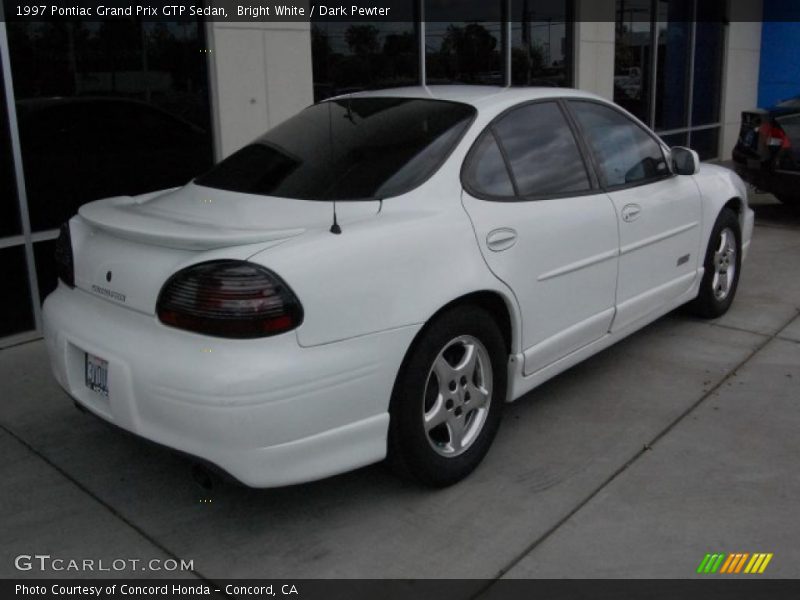 Bright White / Dark Pewter 1997 Pontiac Grand Prix GTP Sedan