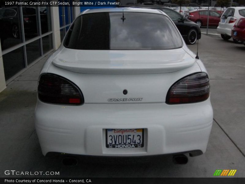 Bright White / Dark Pewter 1997 Pontiac Grand Prix GTP Sedan