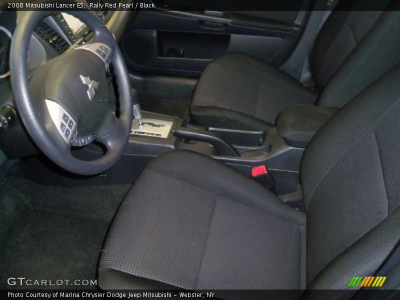 Rally Red Pearl / Black 2008 Mitsubishi Lancer ES