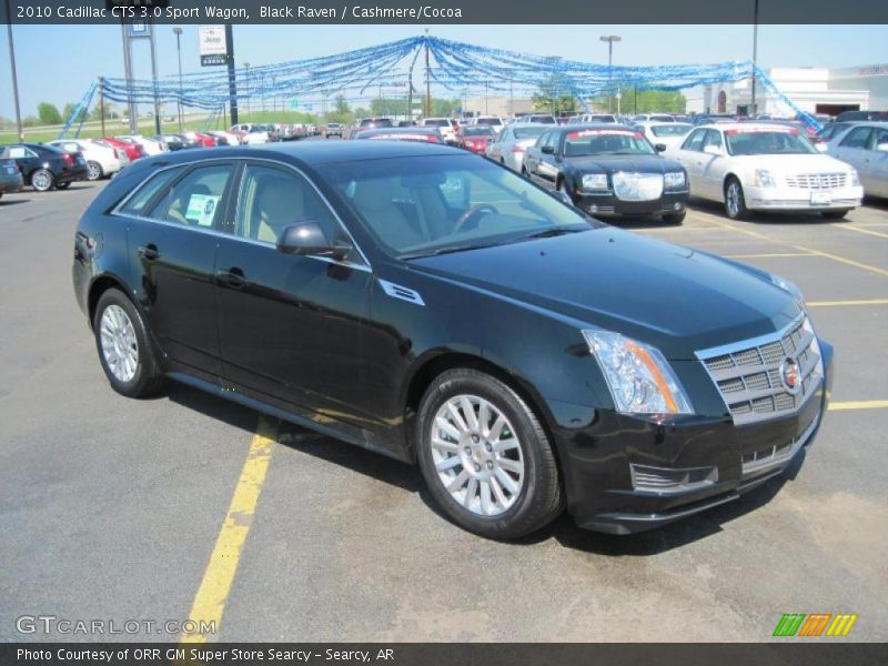Black Raven / Cashmere/Cocoa 2010 Cadillac CTS 3.0 Sport Wagon
