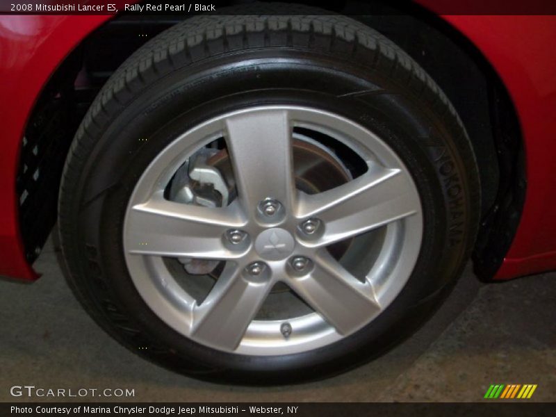 Rally Red Pearl / Black 2008 Mitsubishi Lancer ES