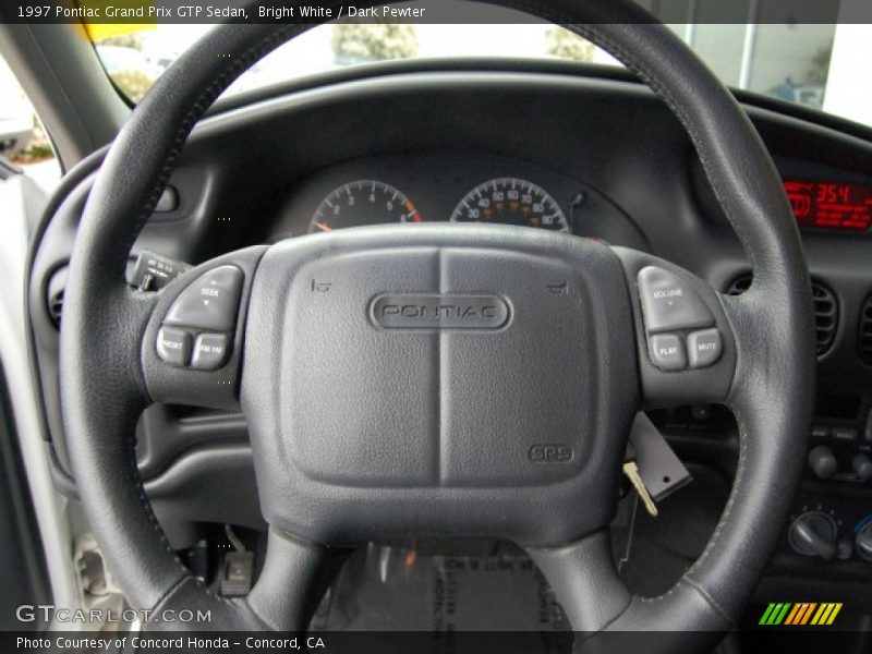 Bright White / Dark Pewter 1997 Pontiac Grand Prix GTP Sedan