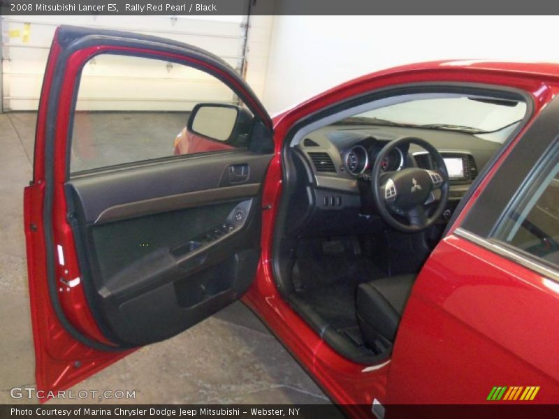 Rally Red Pearl / Black 2008 Mitsubishi Lancer ES