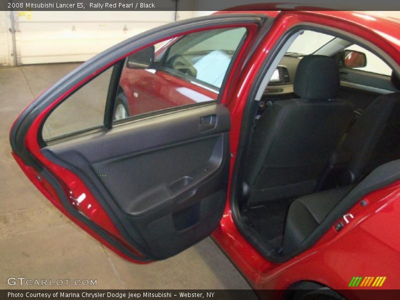Rally Red Pearl / Black 2008 Mitsubishi Lancer ES