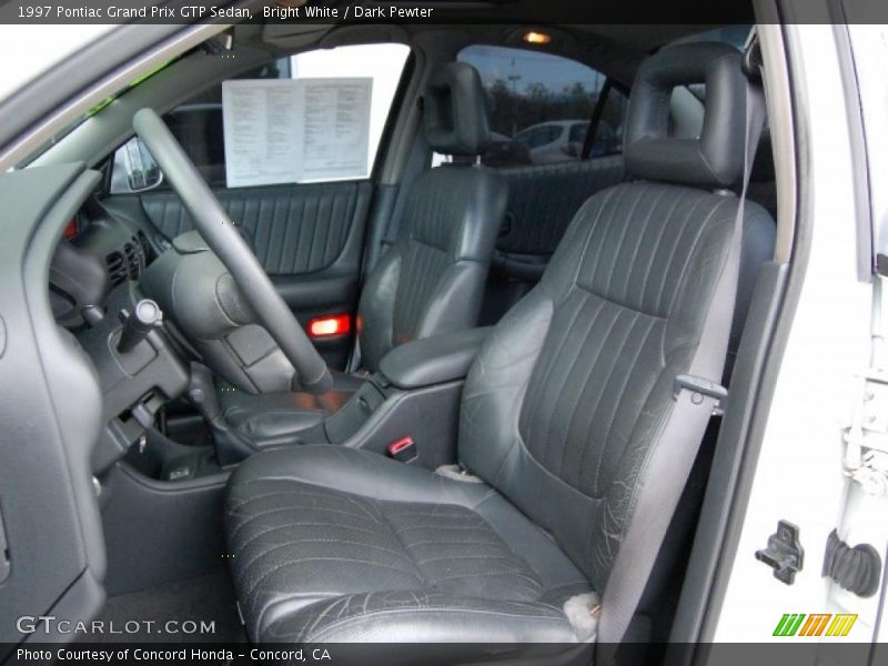 Bright White / Dark Pewter 1997 Pontiac Grand Prix GTP Sedan