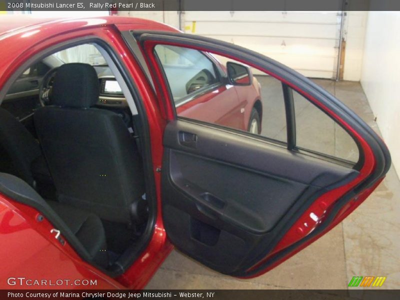 Rally Red Pearl / Black 2008 Mitsubishi Lancer ES