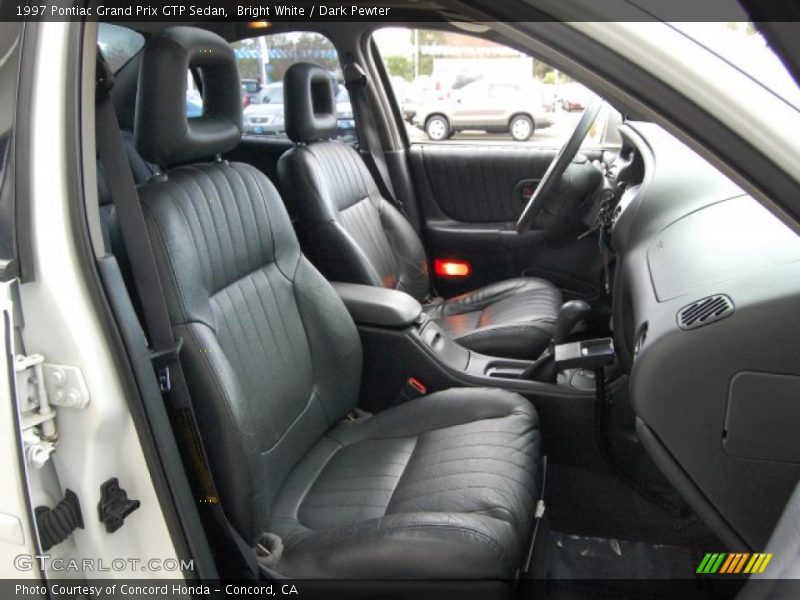 Bright White / Dark Pewter 1997 Pontiac Grand Prix GTP Sedan