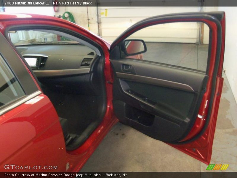 Rally Red Pearl / Black 2008 Mitsubishi Lancer ES
