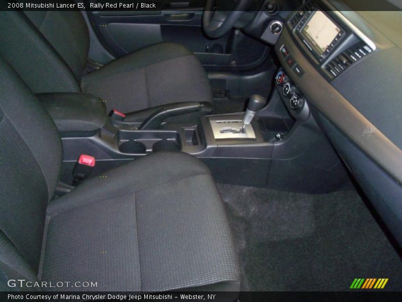 Rally Red Pearl / Black 2008 Mitsubishi Lancer ES