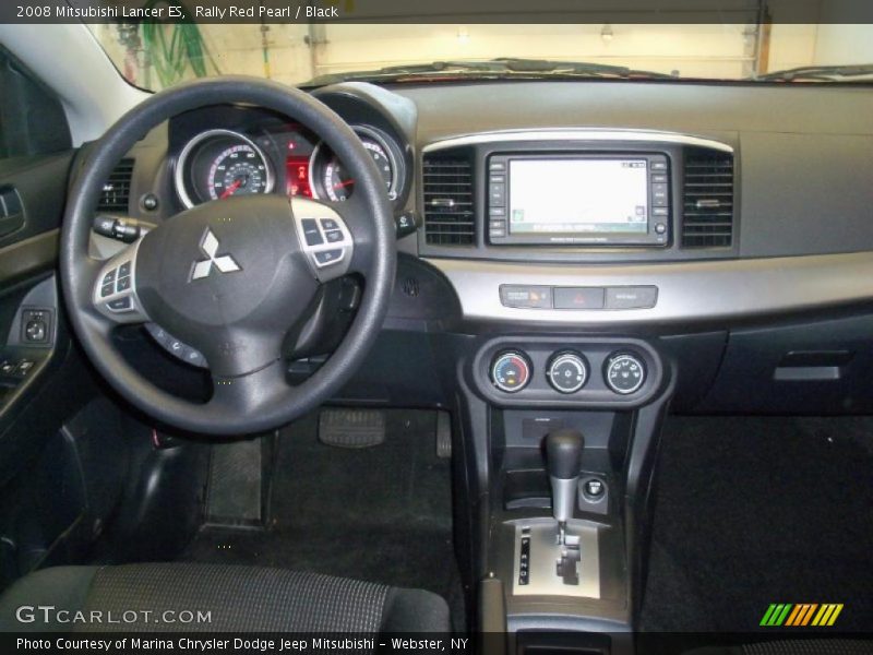 Rally Red Pearl / Black 2008 Mitsubishi Lancer ES
