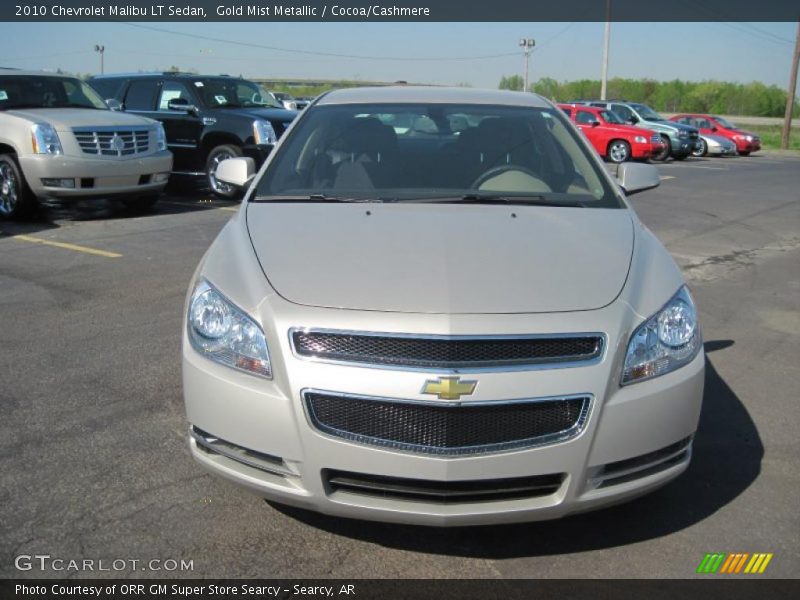 Gold Mist Metallic / Cocoa/Cashmere 2010 Chevrolet Malibu LT Sedan