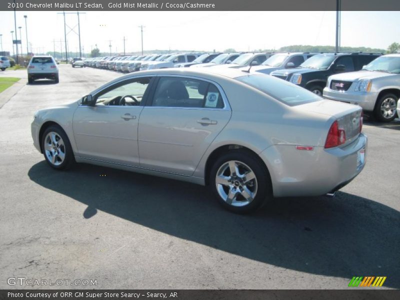 Gold Mist Metallic / Cocoa/Cashmere 2010 Chevrolet Malibu LT Sedan