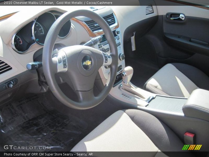 Gold Mist Metallic / Cocoa/Cashmere 2010 Chevrolet Malibu LT Sedan