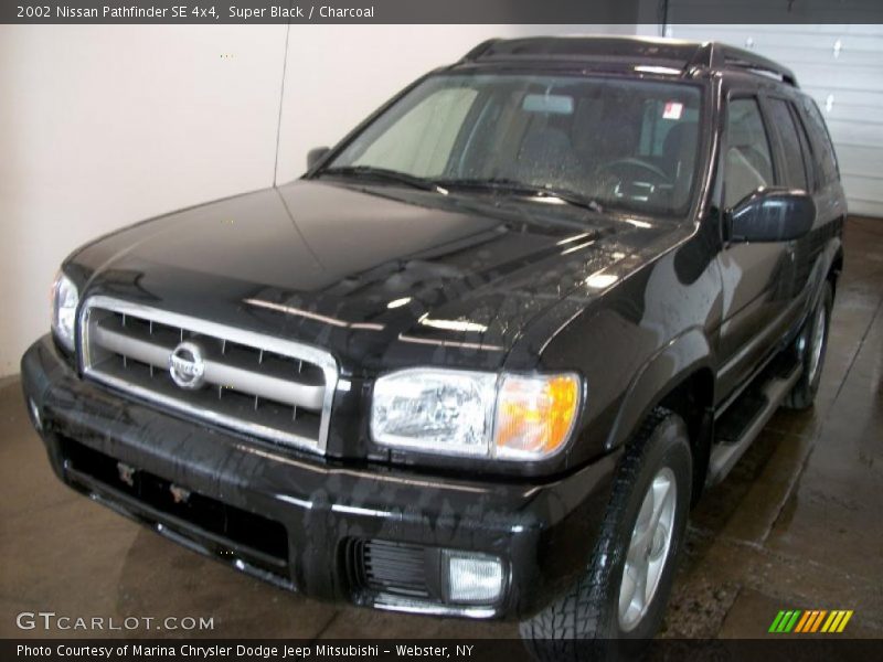 Super Black / Charcoal 2002 Nissan Pathfinder SE 4x4