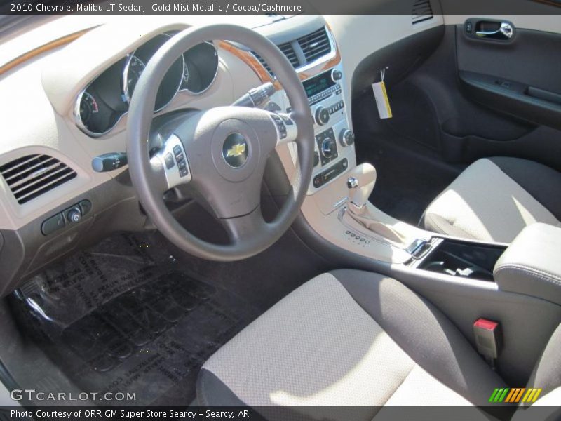 Gold Mist Metallic / Cocoa/Cashmere 2010 Chevrolet Malibu LT Sedan