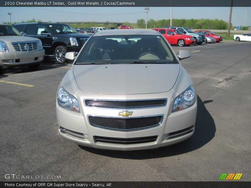 Gold Mist Metallic / Cocoa/Cashmere 2010 Chevrolet Malibu LT Sedan
