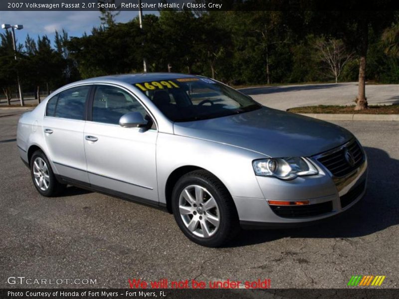 Reflex Silver Metallic / Classic Grey 2007 Volkswagen Passat 2.0T Sedan