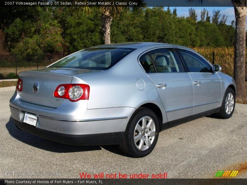 Reflex Silver Metallic / Classic Grey 2007 Volkswagen Passat 2.0T Sedan