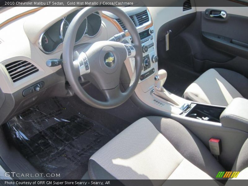 Gold Mist Metallic / Cocoa/Cashmere 2010 Chevrolet Malibu LT Sedan