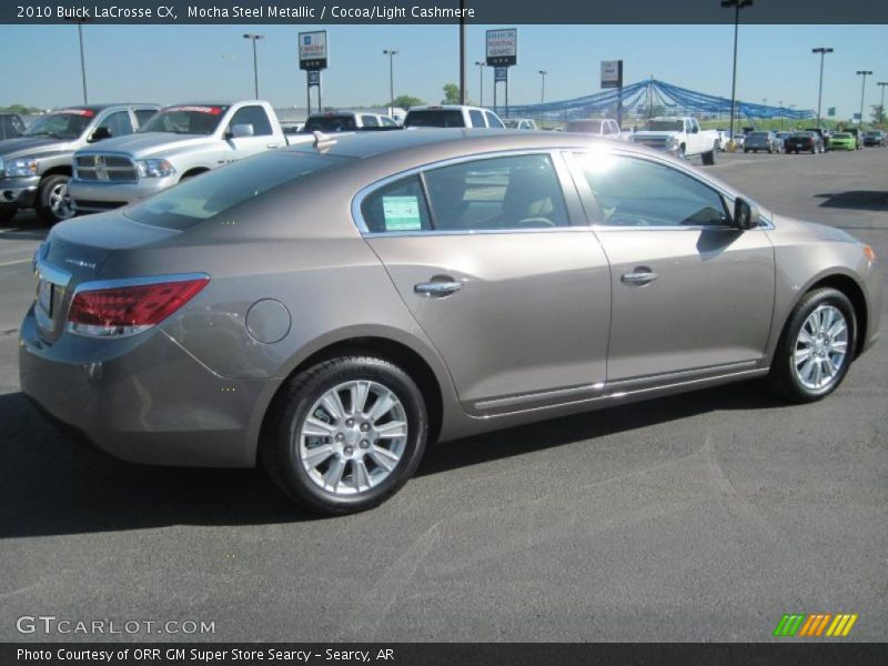 Mocha Steel Metallic / Cocoa/Light Cashmere 2010 Buick LaCrosse CX