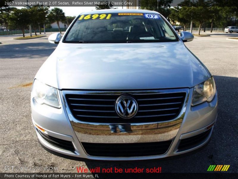 Reflex Silver Metallic / Classic Grey 2007 Volkswagen Passat 2.0T Sedan