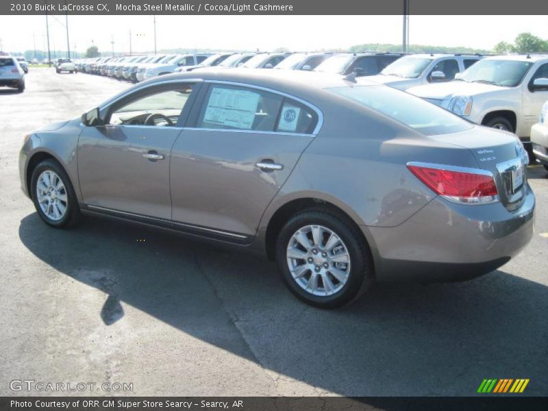 Mocha Steel Metallic / Cocoa/Light Cashmere 2010 Buick LaCrosse CX