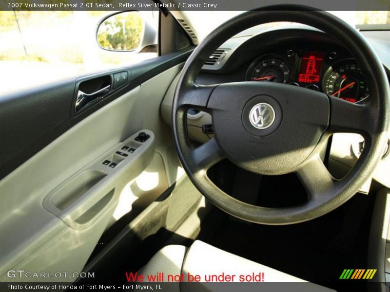 Reflex Silver Metallic / Classic Grey 2007 Volkswagen Passat 2.0T Sedan