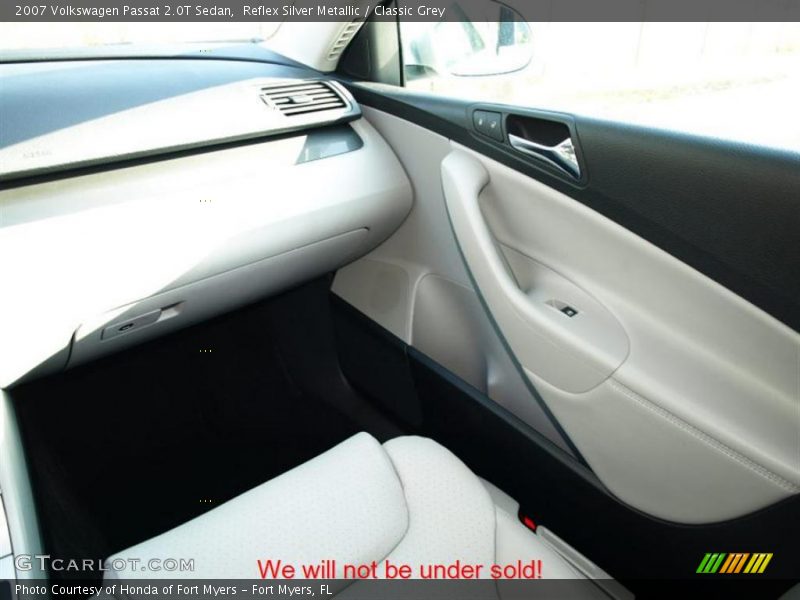 Reflex Silver Metallic / Classic Grey 2007 Volkswagen Passat 2.0T Sedan