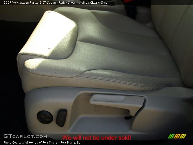 Reflex Silver Metallic / Classic Grey 2007 Volkswagen Passat 2.0T Sedan