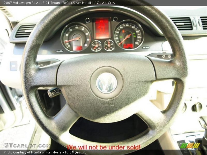Reflex Silver Metallic / Classic Grey 2007 Volkswagen Passat 2.0T Sedan