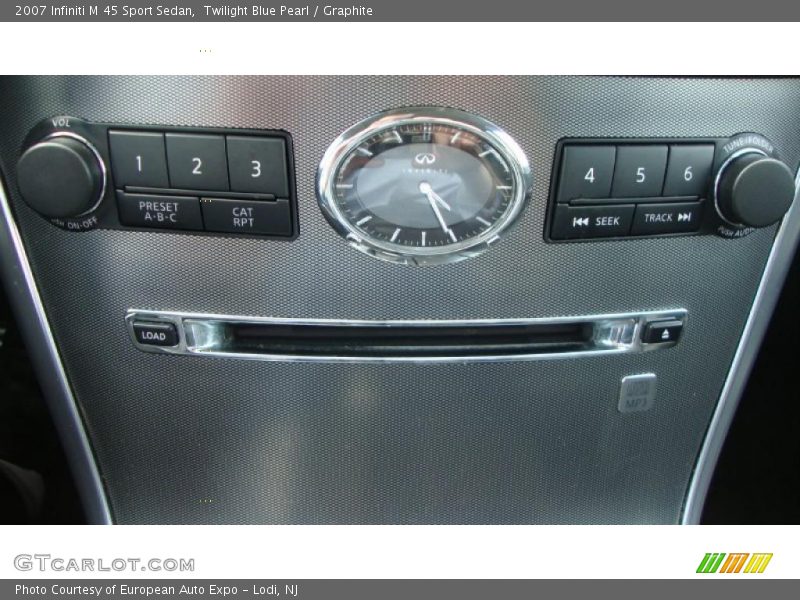 Twilight Blue Pearl / Graphite 2007 Infiniti M 45 Sport Sedan