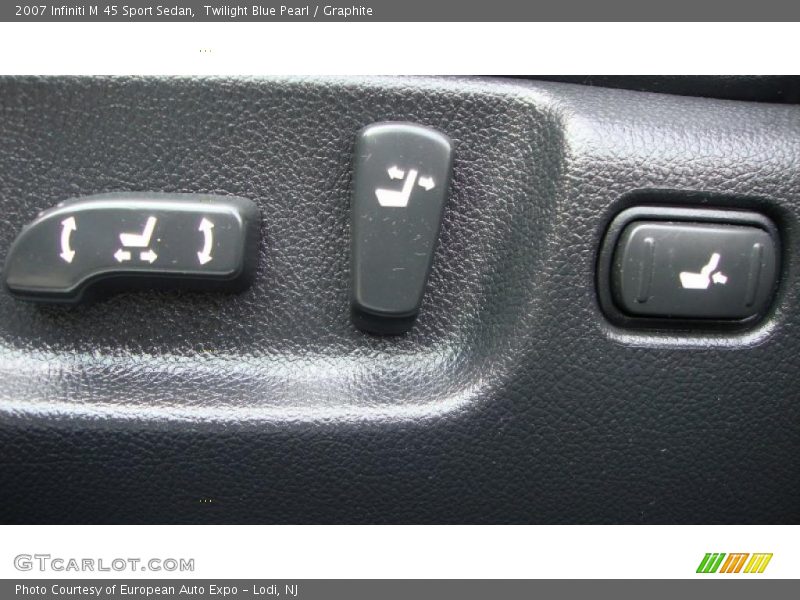 Twilight Blue Pearl / Graphite 2007 Infiniti M 45 Sport Sedan