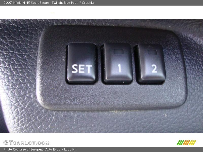 Twilight Blue Pearl / Graphite 2007 Infiniti M 45 Sport Sedan