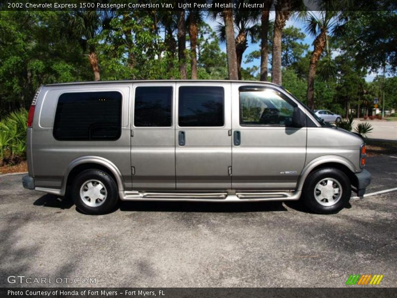 Light Pewter Metallic / Neutral 2002 Chevrolet Express 1500 Passenger Conversion Van