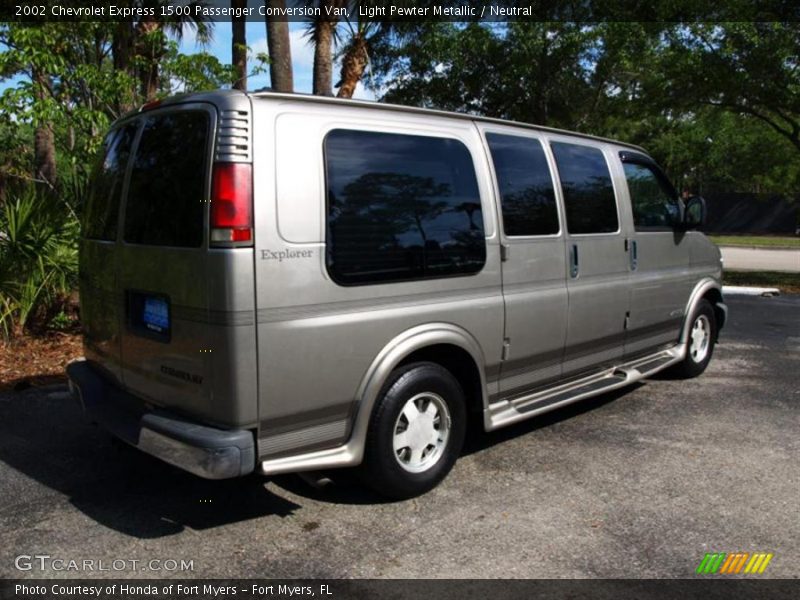 Light Pewter Metallic / Neutral 2002 Chevrolet Express 1500 Passenger Conversion Van