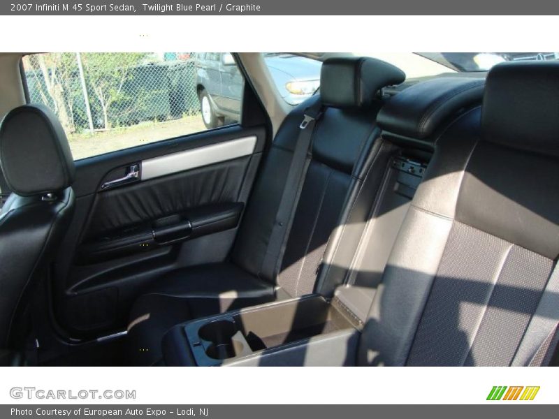 Twilight Blue Pearl / Graphite 2007 Infiniti M 45 Sport Sedan