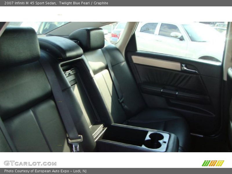 Twilight Blue Pearl / Graphite 2007 Infiniti M 45 Sport Sedan