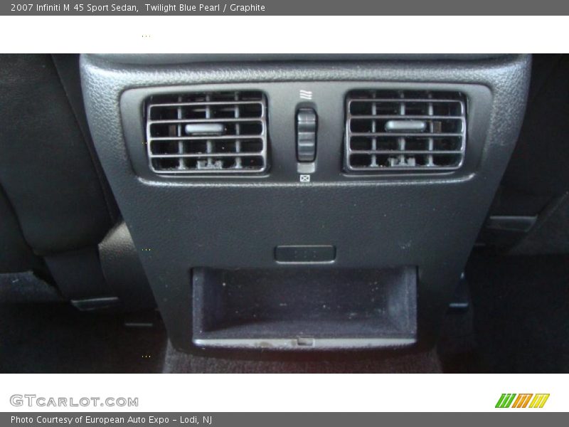 Twilight Blue Pearl / Graphite 2007 Infiniti M 45 Sport Sedan