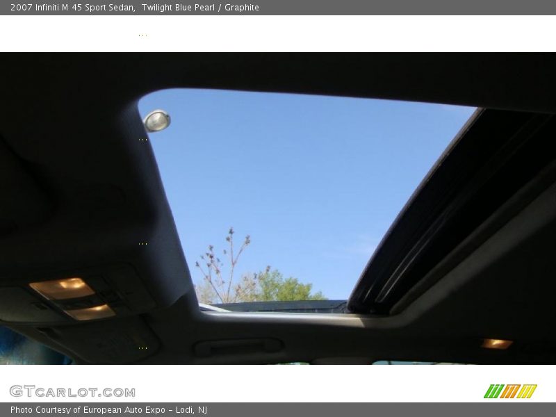 Twilight Blue Pearl / Graphite 2007 Infiniti M 45 Sport Sedan