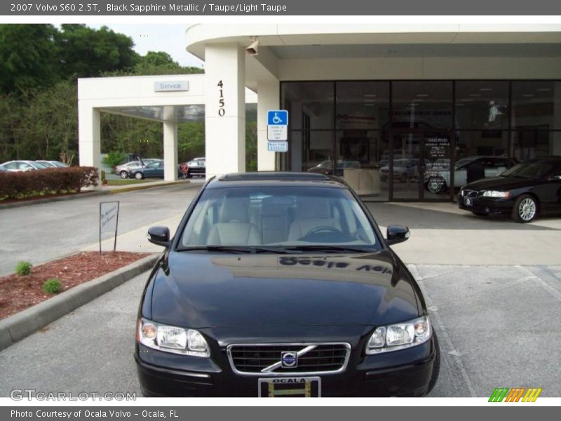 Black Sapphire Metallic / Taupe/Light Taupe 2007 Volvo S60 2.5T