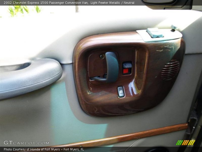 Light Pewter Metallic / Neutral 2002 Chevrolet Express 1500 Passenger Conversion Van