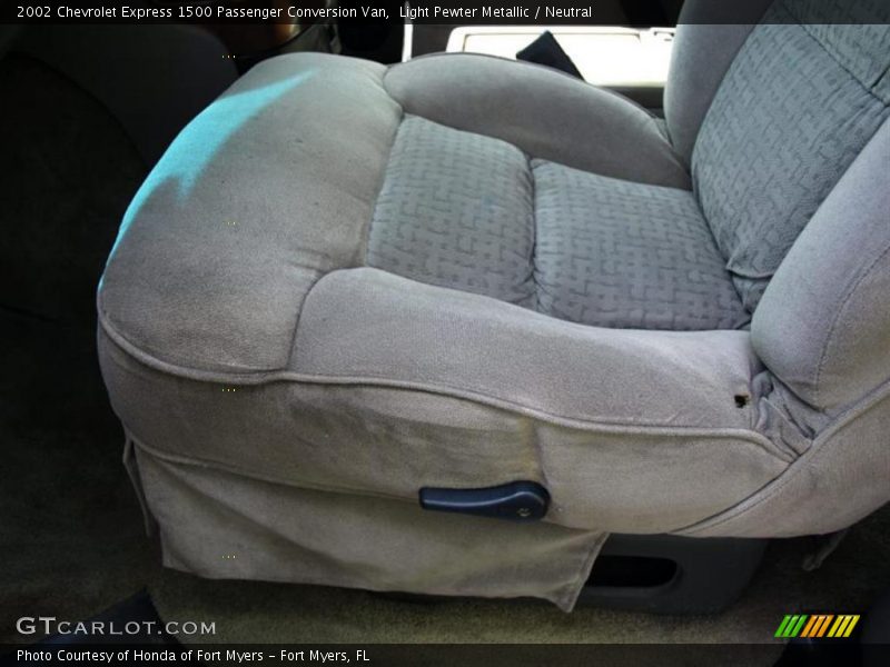 Light Pewter Metallic / Neutral 2002 Chevrolet Express 1500 Passenger Conversion Van