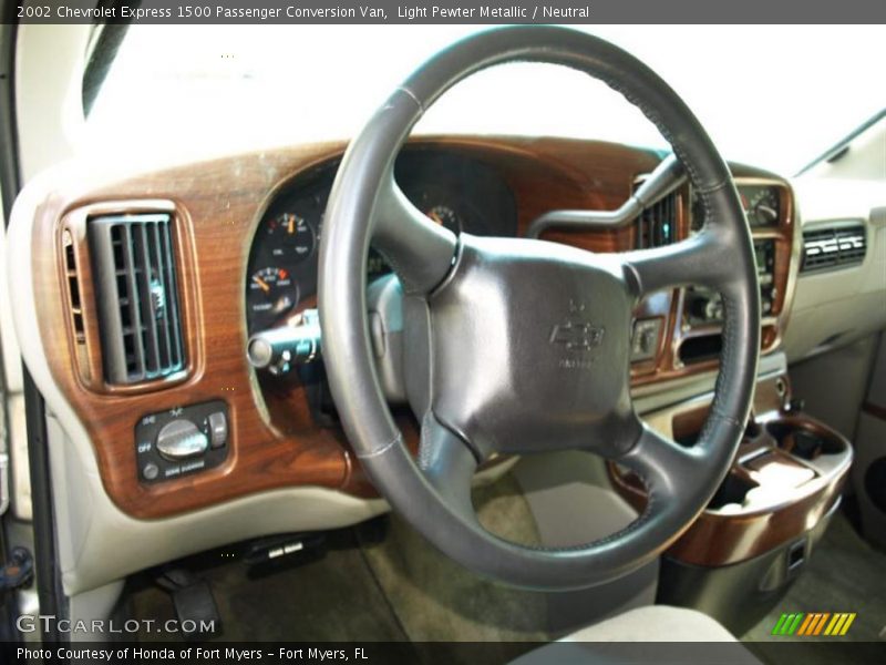 Light Pewter Metallic / Neutral 2002 Chevrolet Express 1500 Passenger Conversion Van