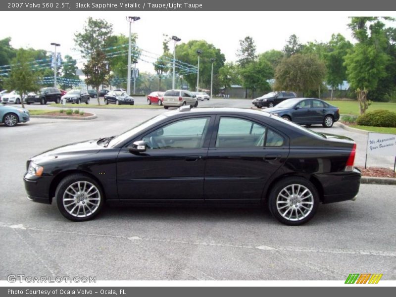 Black Sapphire Metallic / Taupe/Light Taupe 2007 Volvo S60 2.5T